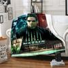 1pc Neo's Awakening: The Matrix Poster Analysis Cartoon Blanket,Portable Throw for Travel & Camping, All Season Cozy Blanket,Ideal Gift