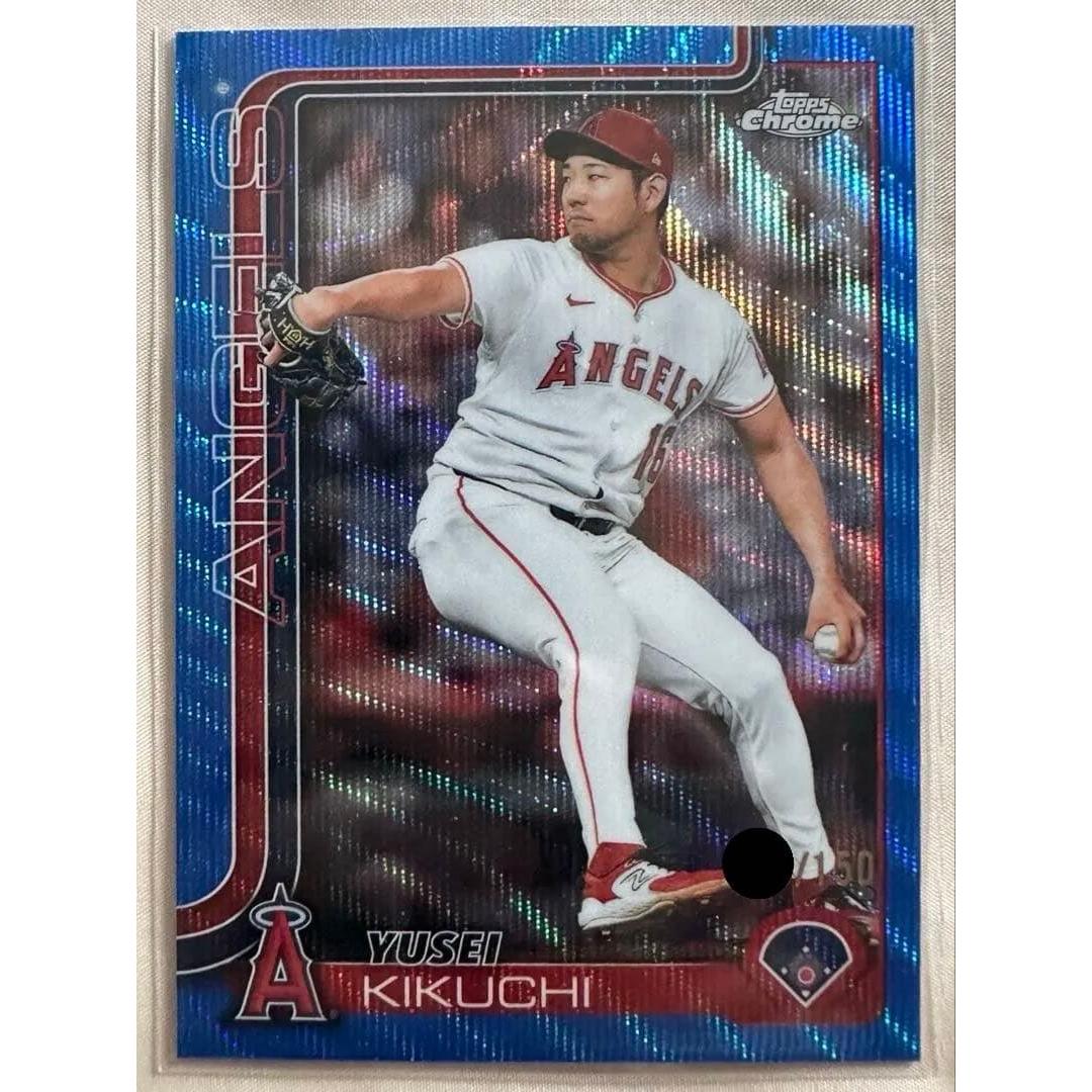 Limited to 150 pieces 2025 Topps Chrome Yusei Kikuchi USC59 /150