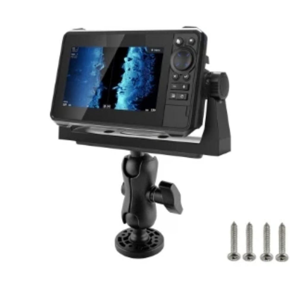 Swivel Fish Finder Mount Base GPS Electronics Fishfinder Holder Mounting Stand Plate GPS Navigation Fish Finder Bracket For Boat
