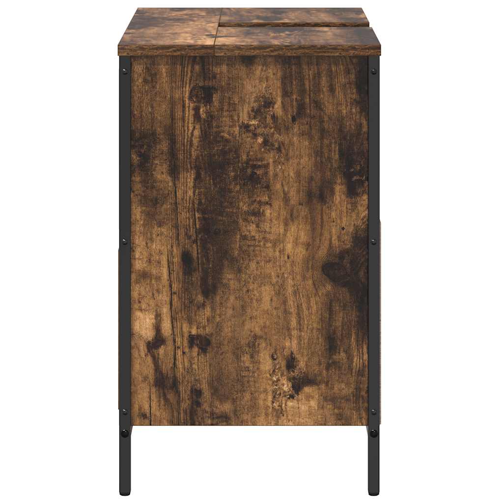Bathroom Vanity Cabinet with Drawers Smoked Oak