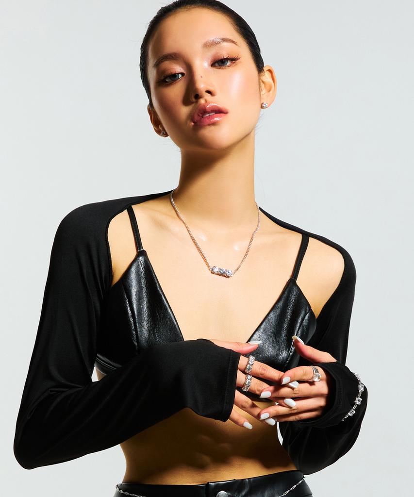 Nimbus Triple Helix Cubic Chain Necklace (8Mm)