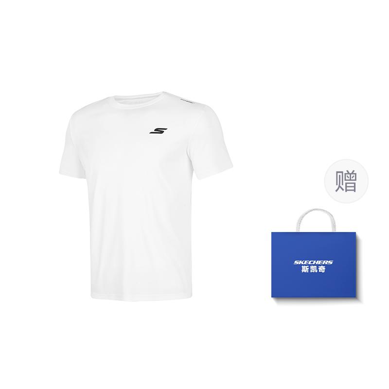 Skechers Comfortable Technology Collection T Shirt Men's Bright White P224M108-0019