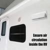 Abluftventilator für Wohnwagen, seitliche Entlüftung, Dunstabzugshaube, starker Wind, geräuscharm, für Wohnmobil, Anhänger, Zubehör