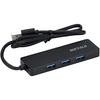 Buffalo USB Hub USB3.0 Slim Design 4 Ports 60cm Bus Powered Lightweight Compatible with Windows Mac PS4 PS5 Chromebook Telework Home Work BSH4U12560U3