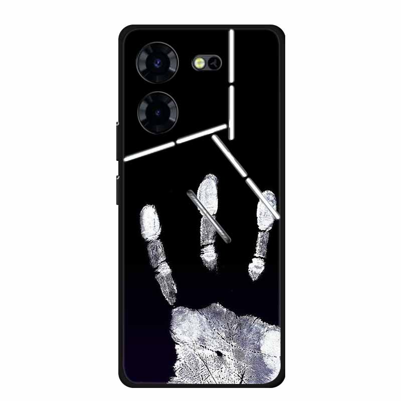 Luxury Case For Tecno Pova 5 Pro 5G TPU Soft Silicone Back Cover for Tecno Pova5 Pro 2023 LH8n Phone Cases Cute 6.78" New etui