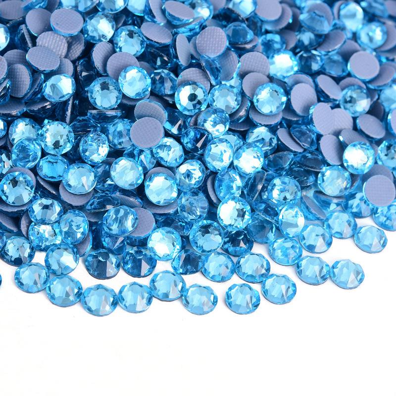 Eight Big And Eight Small Imitation Austrian Glass Hot Glue Bottom Hot Diamond Rhinestone Diy Clothing Accessories