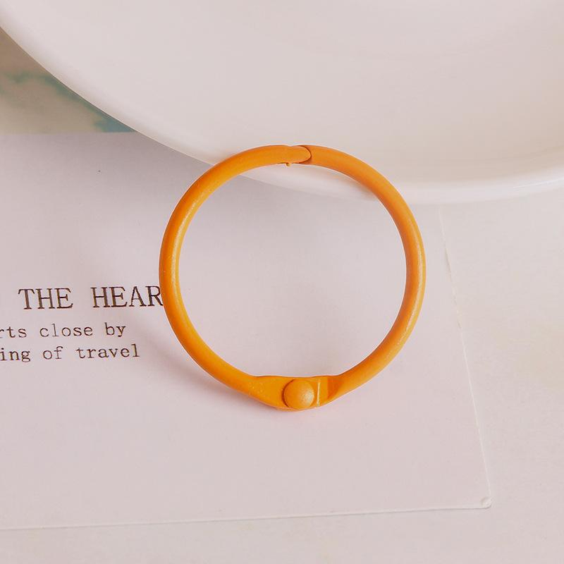 DIY brelok do kluczy: Metalowe ogniwko zaciskowe 30 mm z wykończeniem lakierem wypiekowym