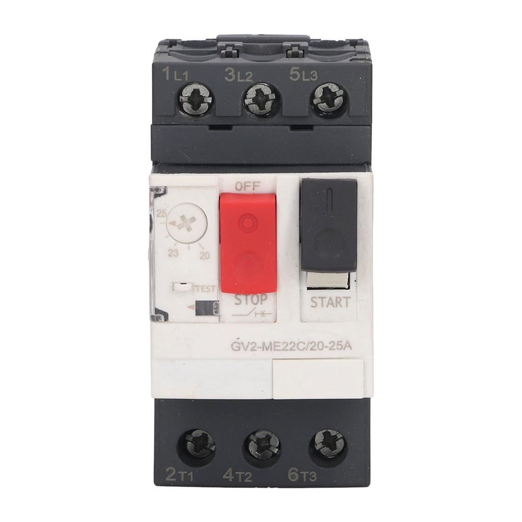 Întrerupător motor 3P Comutator de protecție la suprasarcină Buton manual de pornire motor AC 690V GV2ME22C