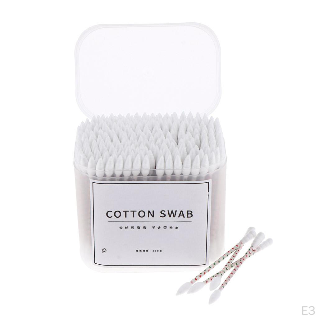 200 Pieces Double Head, Swabs, Makeup , Wands, Swabs