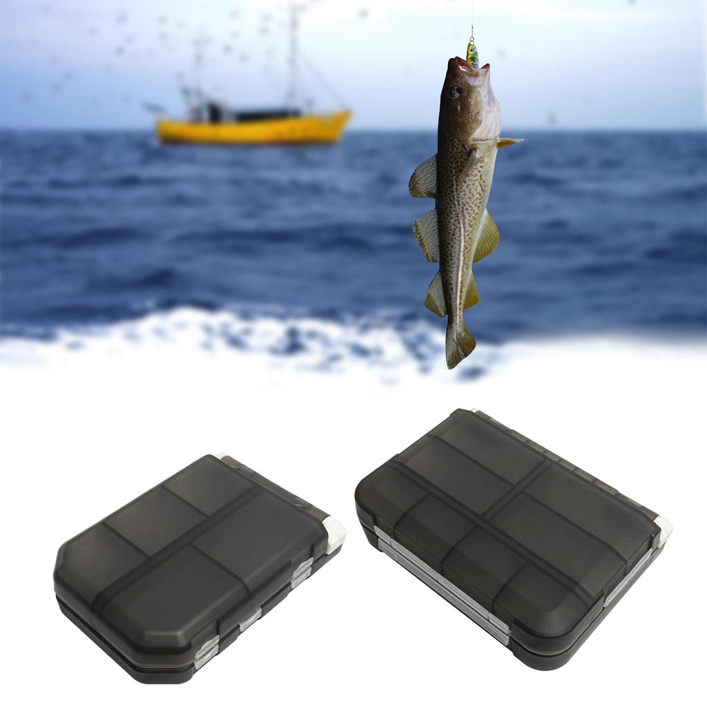 Double Sided Fishing Tackle Box Baits Lure Organizer Toolbox Fishing Tool Box for Tools Fishing Tackle Craft Part