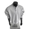 Henry Herren Halbhoher Kragen Sweatshirt: Herbst/Winter Trendiges Langarm-Oberteil, Amerikanischer Cleanfit, Ohne Kapuze.
