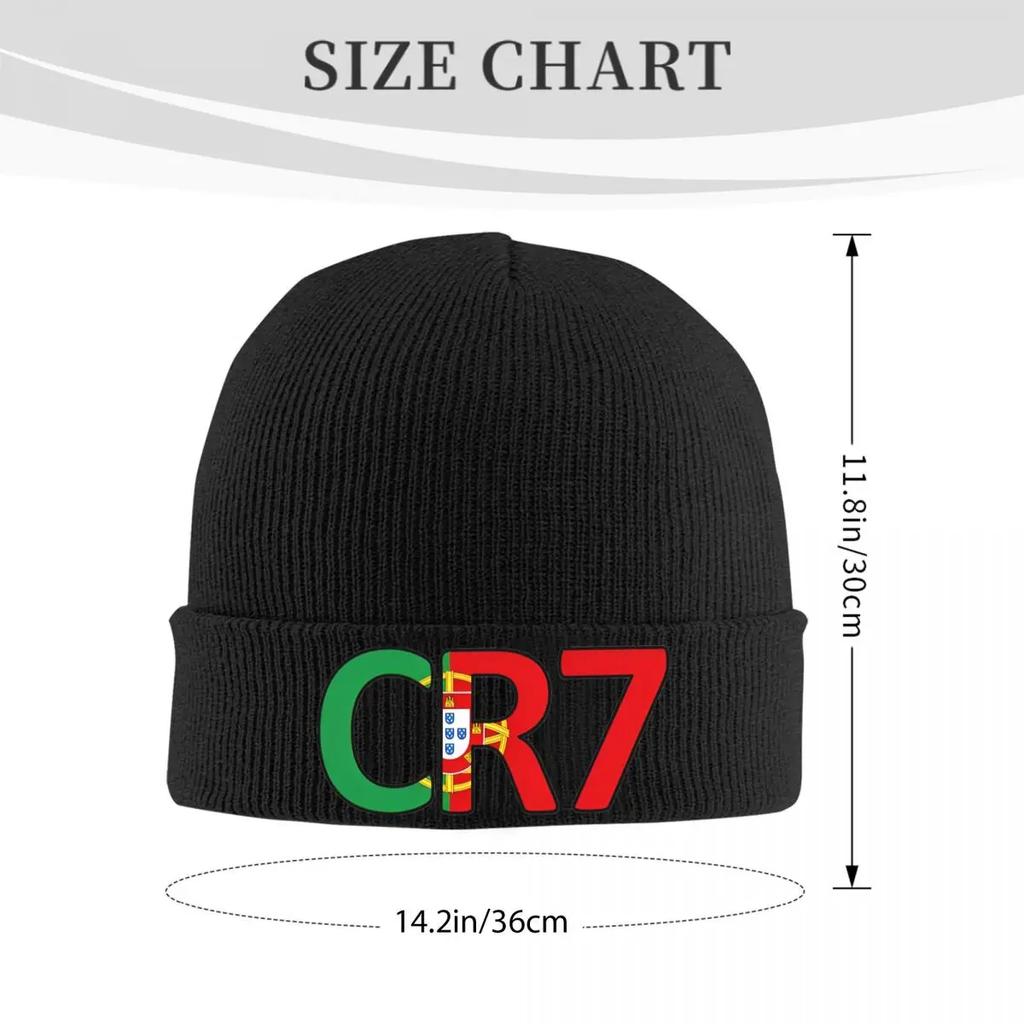 CR7 Logo Strickmütze Beanie Wintermützen Warm Neue Mützen Männer Frauen Geschenk