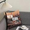 New York City Fashion Cushion Cover Pillowcase Ultra Soft Skin Friendly Fabric Cloud Like Comfort & Concealed Zipper