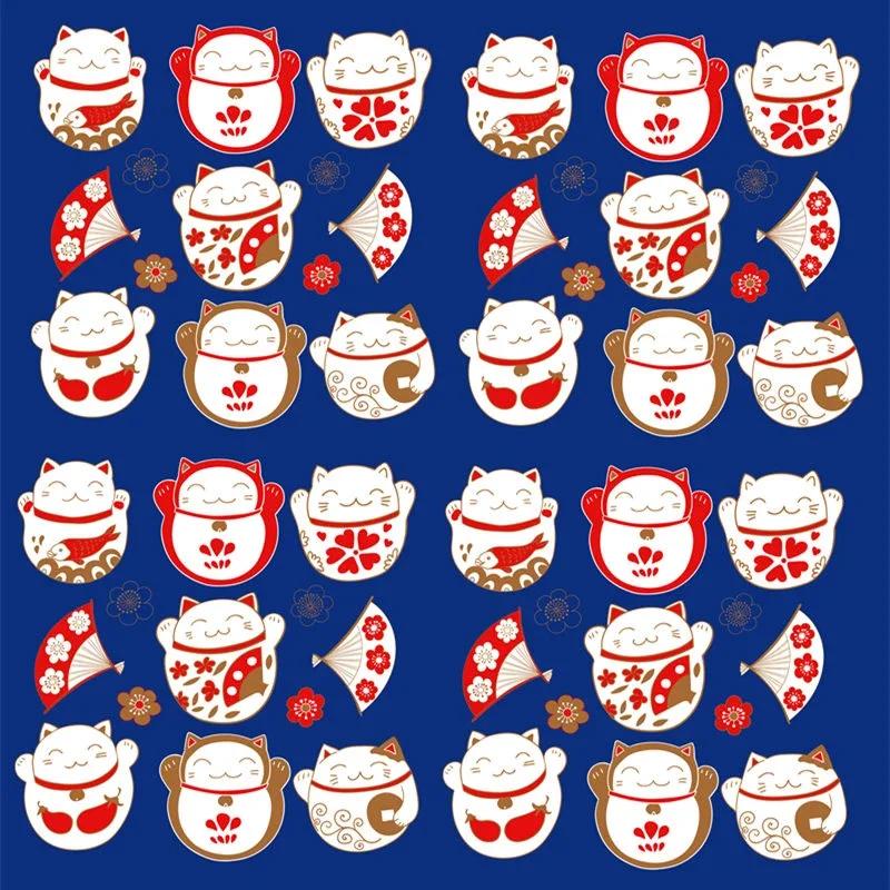 Japanse Stijl Bento Wikkeldoek 70x70cm Sushi Zakdoek Furoshiki Festival Zoetigheden Thee Snack Cadeau Verpakkingsdoek