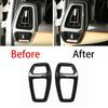 Carbon Fiber Front Side Air Outlet Vent Cover Trim For KIA Sorento 2021 2022