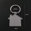 Custom Name Couple Keychain Anniversary Gift for Boyfriend Him Her Stainless Steel Key Ring Laser Engraved Sided Text Keyring