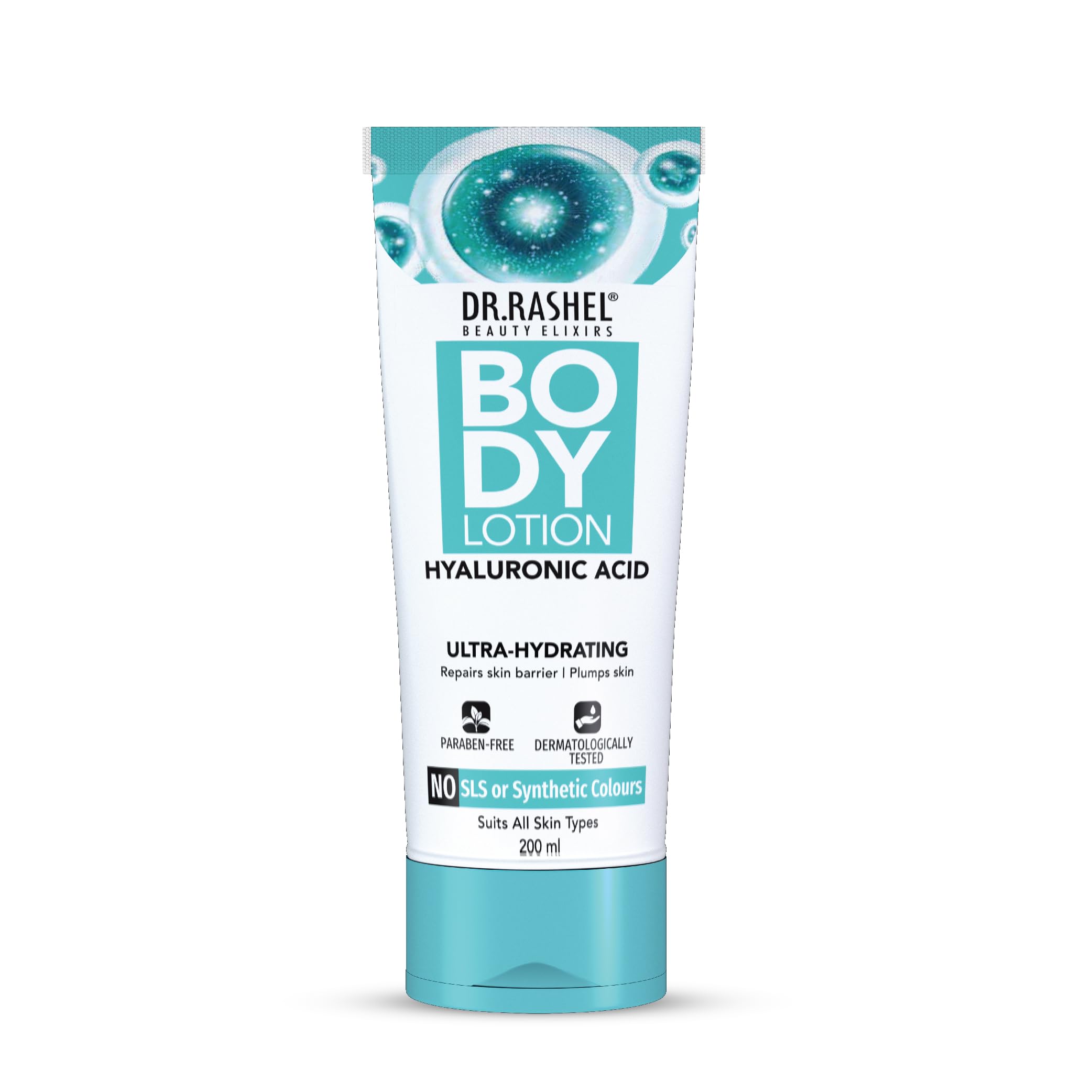 

DR.Rashel Hyaluronic Acid Body Lotion, Ultra-Hydrating, 200 ml