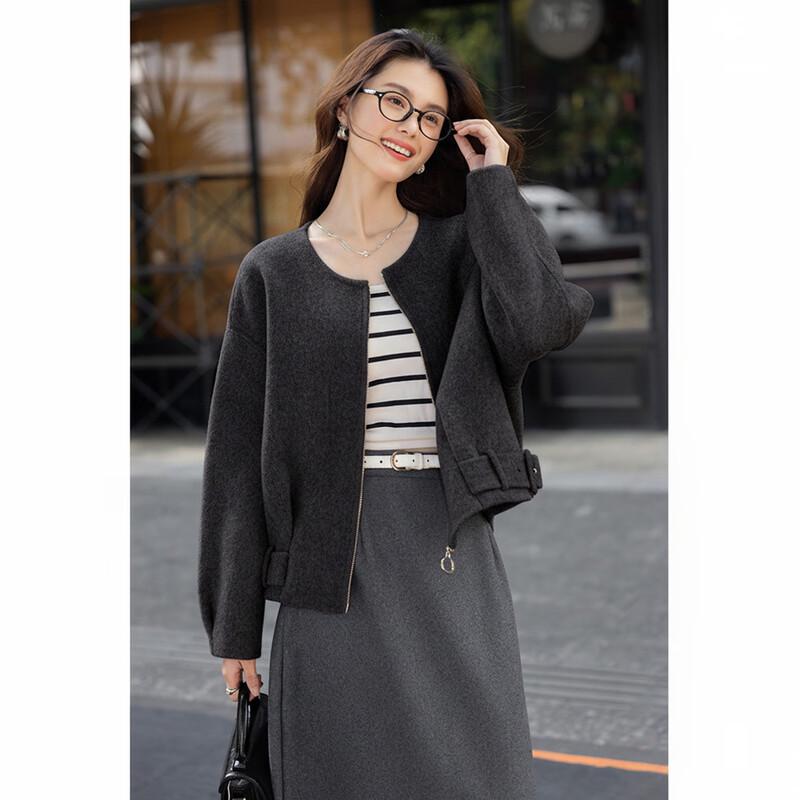 

Mocana Women s Premium Merino Wool Blend Long Coat S