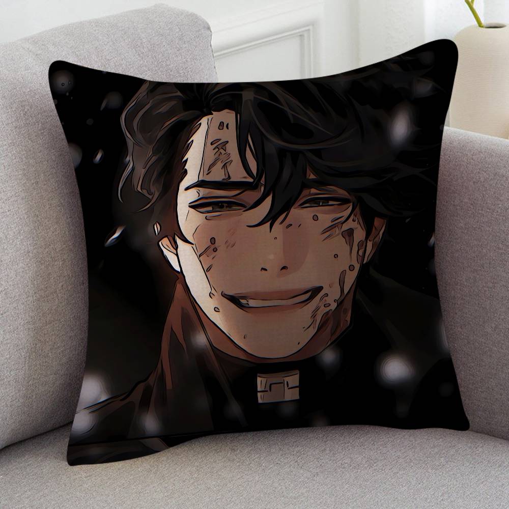 Anime Omniscient Reader Cartoon Series Square Pillowcase Soft Waist Sofa Cushion Cover Bedroom Room Pillowcase