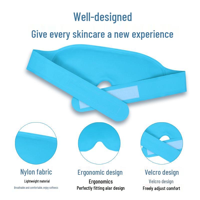 Cooling Eye Mask for Fatigue Relief & Dark Circles - Hot/Cold Compress with Ice Pack