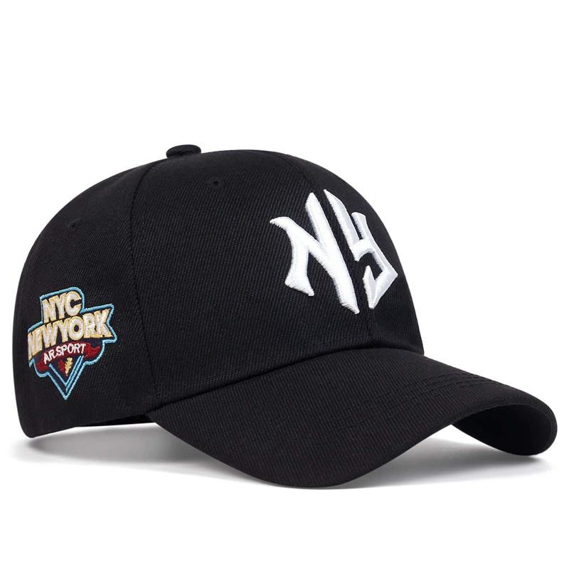 Pánská baseballová čepice Bavlna hip hop snapback Klobouk Pro muže ženy dospělé Venkovní ležérní Sluneční klobouky Výšivka písmen Trucker čepice