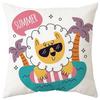 Decorative Pillowcase Cute Animal Square Sofa Cushion Cover Home