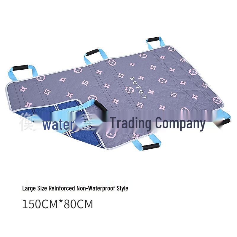 Elderly Transfer & Repositioning Pad - Breathable Pure Cotton Shift Pad for Bedridden Aid