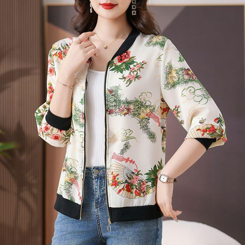 Veste Légère Polyvalente Printemps/Été 2025 pour Femmes de plus de 50 ans - Élégante et Confortable