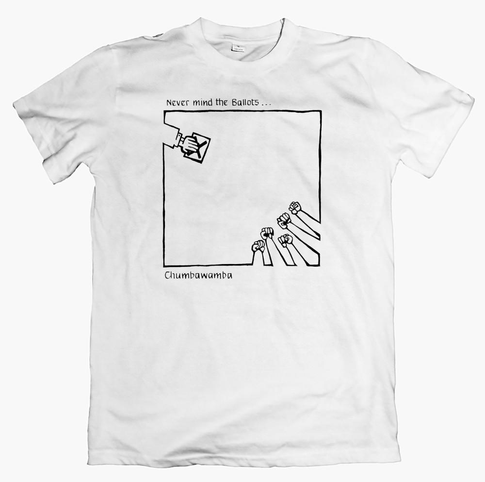 Chumbawamba never mind ballots tshirt 80s anarcho diy punk band tee crass S