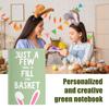 Just A Few Things Green Notebook Easter-Themed Creative Notepad with 21 Writing Prompts