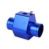 Blue Water Temp  Temperature Joint Pipe Gauge Radiator Hose Adapter