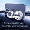 Compatible USB-C To USB Cable for iPhone 15 Pro Max and 16 Pro Charger. Ideal for Mobile Devices and Car Connections.