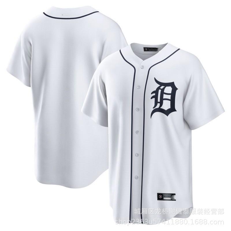 Detroit Tigers MLB Baseball Jersey Gibson Cabrera Baez Embroidered Sports