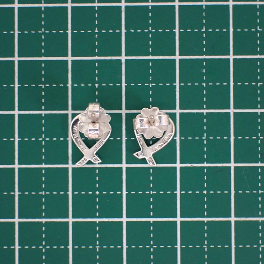 [Gebraucht] TIFFANY/Tiffany 925 Loving Heart Ohrringe/g517-38