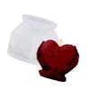 Heart Shape Silicone Candle Molds for Epoxy Resin Candle Soap Holding Heart In Hand Silicone Molds for Gypsum Decoration