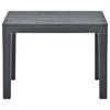 Garden Benches 2 pcs Anthracite Plastic