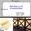 Thicken Beige HDPE Anti-UV Sun Shade Net Home Garden Hotel Balcony Safety Fence Privacy Screen Canopy Shade Sails