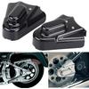Black Rear Axle Phantom Swingarm Covers for Harley Softail Heritage Springer Night Train Standard Custom 1986-2007