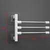 Bathroom Rotation Towel Storage Rack Punch-Free Stainless Steel Organizer Shelf Hanging Wall Shelves Suction Cup
