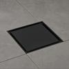 Square Shower Floor Drain Copper Drain Cover Durable Floor Drain  Shower Room