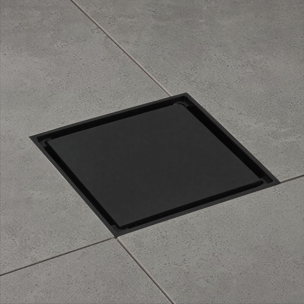 Square Shower Floor Drain Copper Drain Cover Durable Floor Drain Shower Room