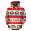Fun Cartoon Car Series Men 3D Print Hoodie Autumn Winter Fashion Coat Comfortable Warm  Round Neck Long Sleeve Pocket Large Size Hoodies