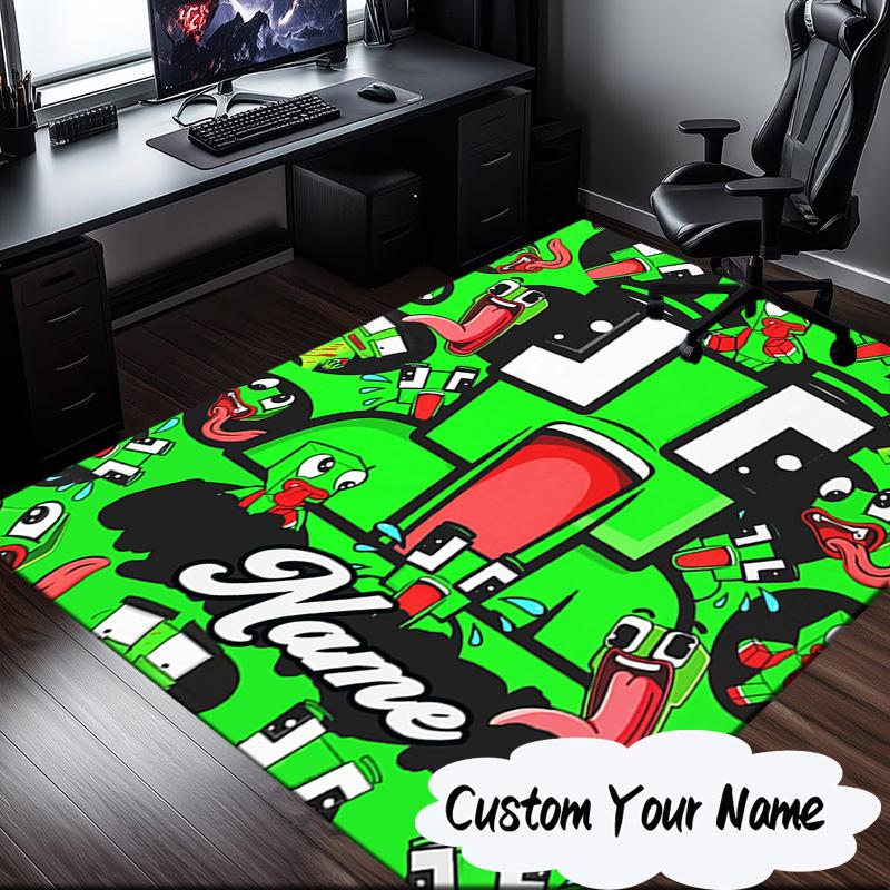 Custom Name Space Alien un-speakable Carpet, Chair Rug,Area Rug for Office Bedroom living rooms bedroom, Doormat decor Christmas fan gifts