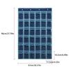 OxfordCloth Multi Grid Storage Organizer For Various Occasions With Rust Proof Metal Hooks Suitable
