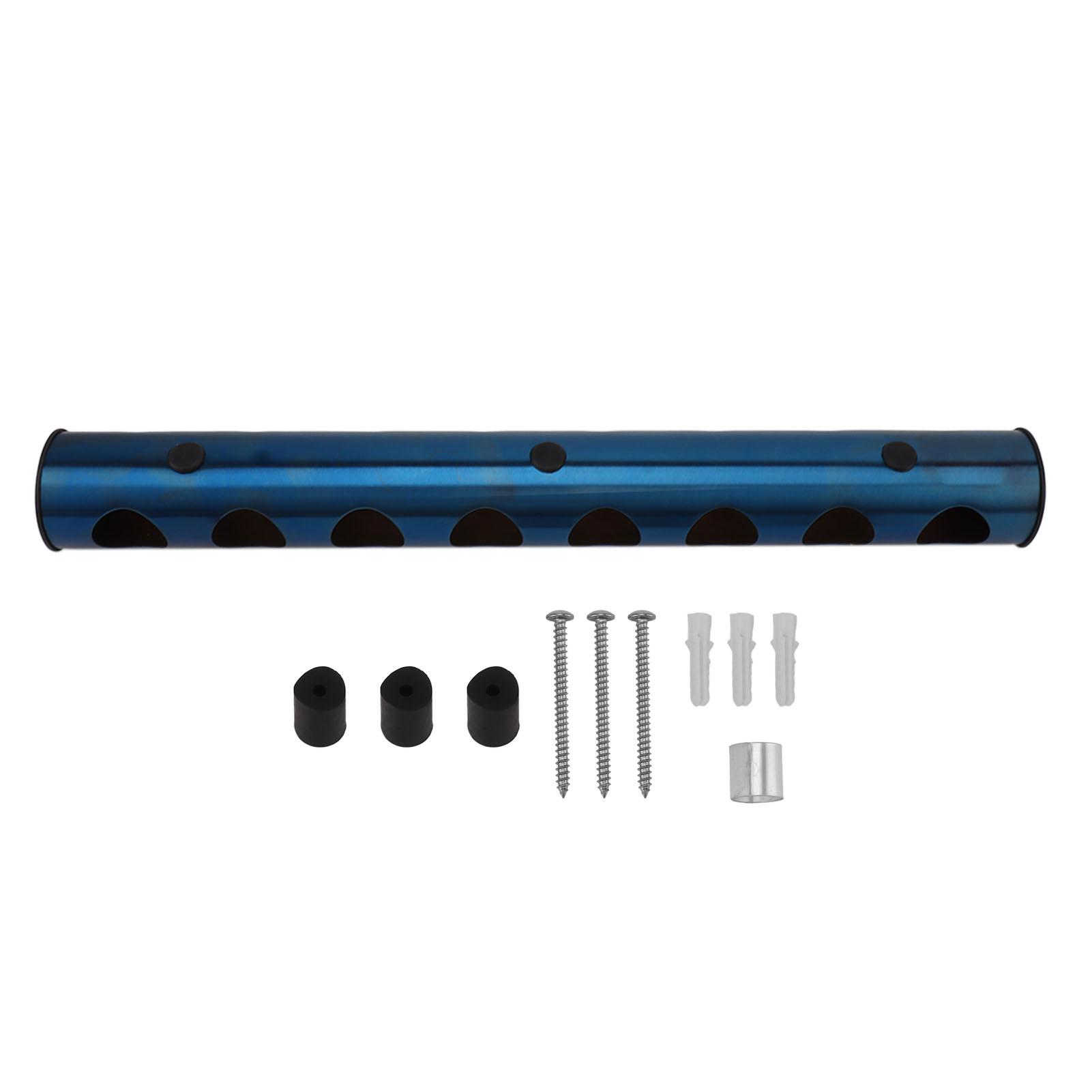 

Настенная винная полка из нержавеющей стали с 8 отверстиями, настенный бар, полка для винных бутылок, полка для хранения красного вина, золото Blue