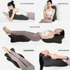 Multi-Use Heating Pillow: Face-Down, Headboard Recliner, Leg Support, Back Support, Sleep, Read, or Phone Play Comfortably.