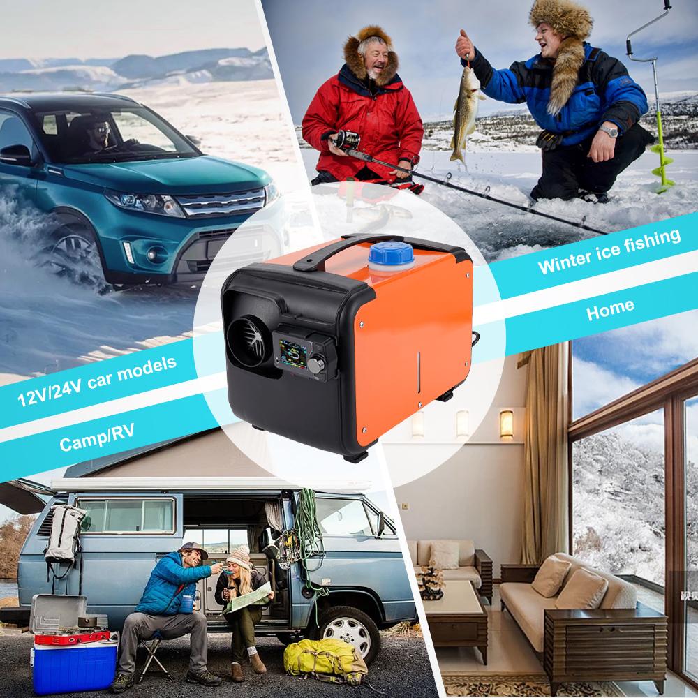 2-8KW Parking Heater Bluetooth 12V&24V&220V Three-In-One DC & AC Universal Suitable For Indoor And Outdoor Marine RV Trucks