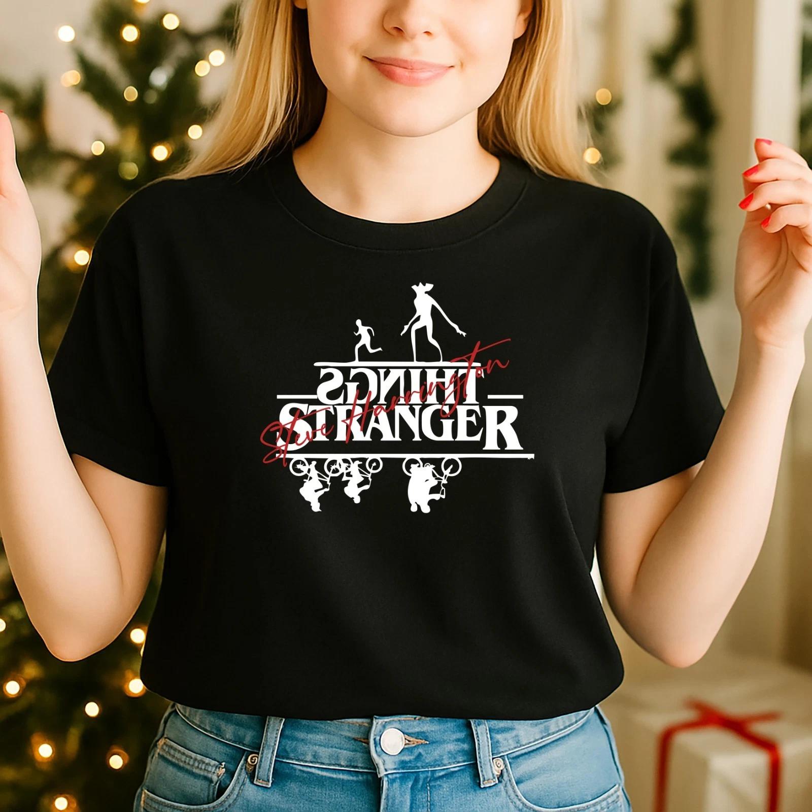 2025 Christmas unisex Tshirt,Night before Christmas, Stranger down (CH) 3XL