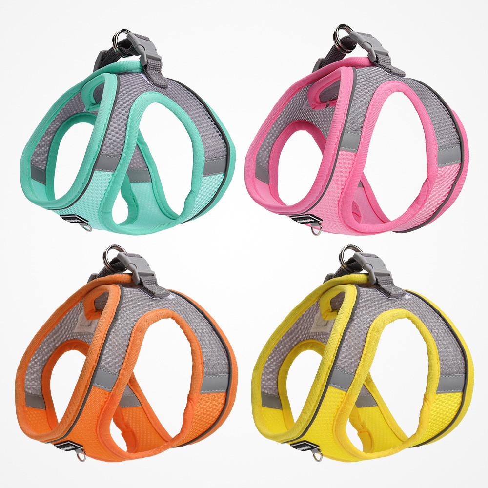 Pet Chest Strap With Reflective Features And Breathable Material For Daily Walks