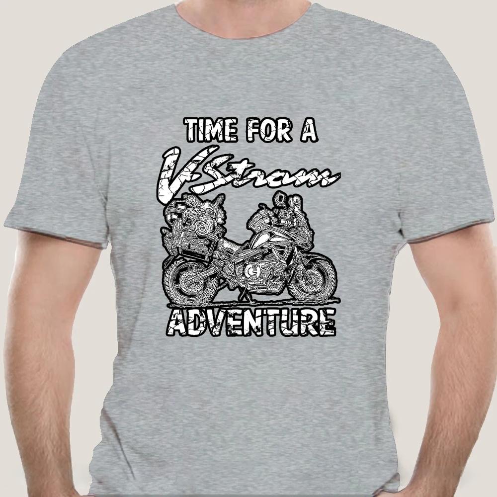 Strom Vstrom Adventure Motorcycle Fan T-Shirt Fashion Unisex T-Shirt Summer Fashion Short Sleeve Tops